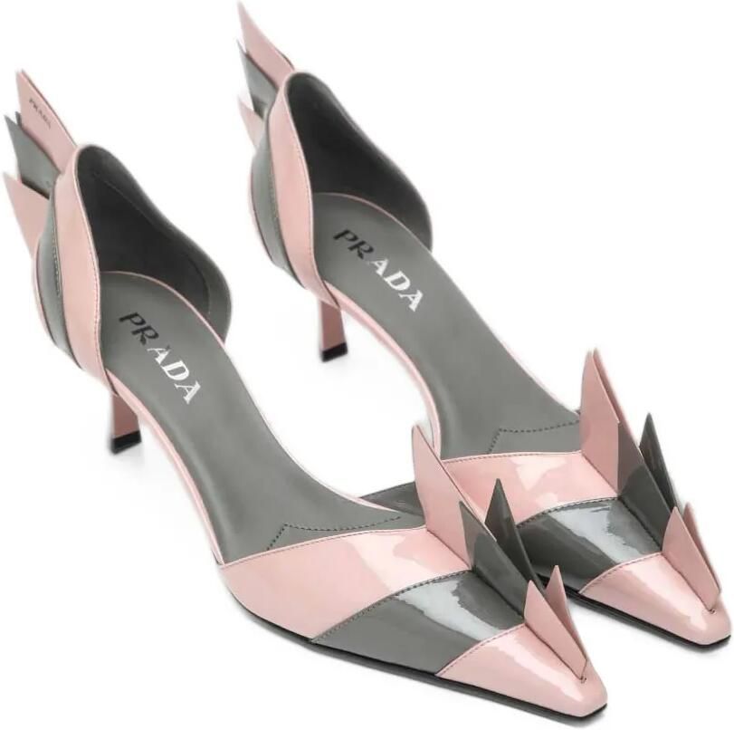 Prada patent leather pumps Roze - Foto 3