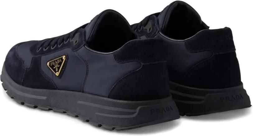 Prada Prax 2.0 Re-Nylon sneakers met suède vlakken Blauw - Foto 4