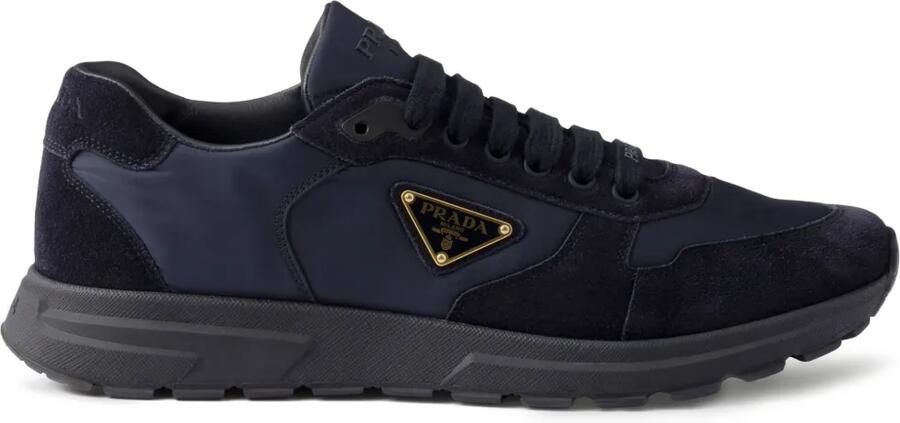Prada Prax 2.0 Re-Nylon sneakers met suède vlakken Blauw - Foto 3