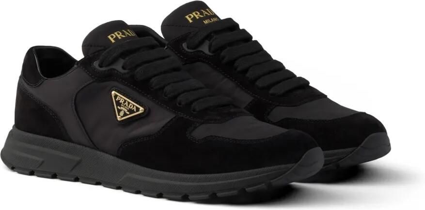 Prada Prax 2.0 Re-Nylon suède sneakers Zwart - Foto 4