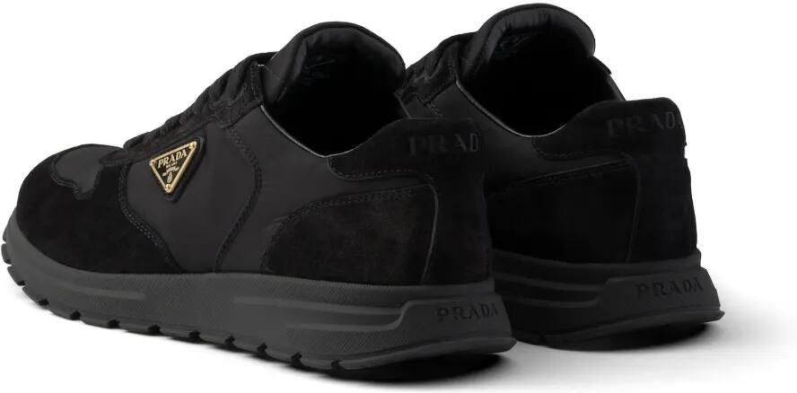 Prada Prax 2.0 Re-Nylon suède sneakers Zwart - Foto 3