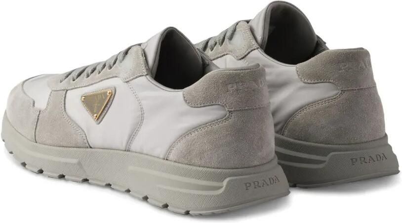 Prada Prax 2.0 sneakers met suède detail Grijs - Foto 5