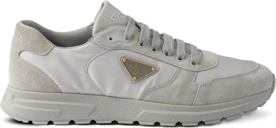 Prada Prax 2.0 sneakers met suède detail Grijs - Foto 4