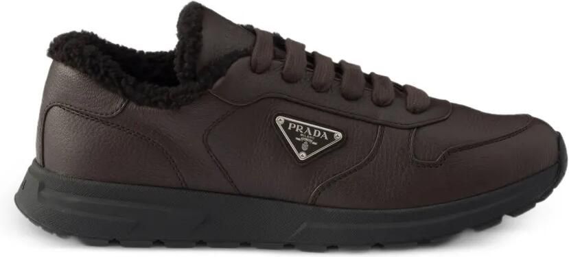 Prada Prax leren sneakers Bruin - Foto 5