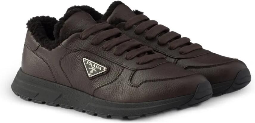 Prada Prax leren sneakers Bruin - Foto 4