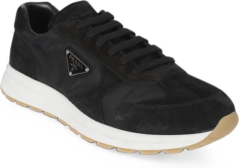Prada Prax suède en Re-Nylon sneakers Zwart - Foto 2