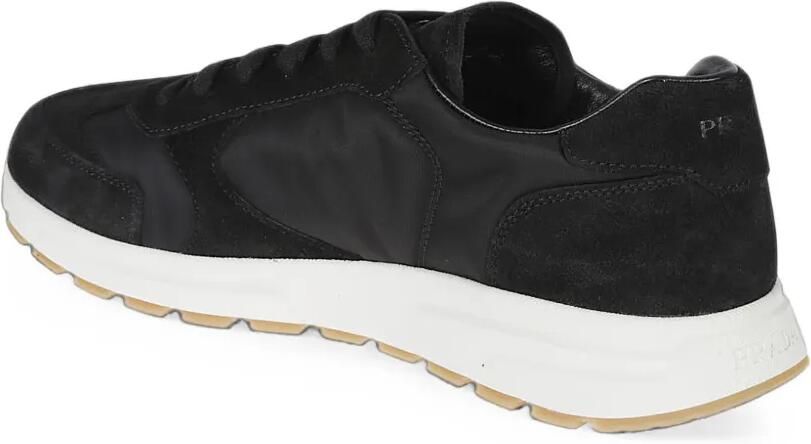 Prada Prax suède en Re-Nylon sneakers Zwart - Foto 3