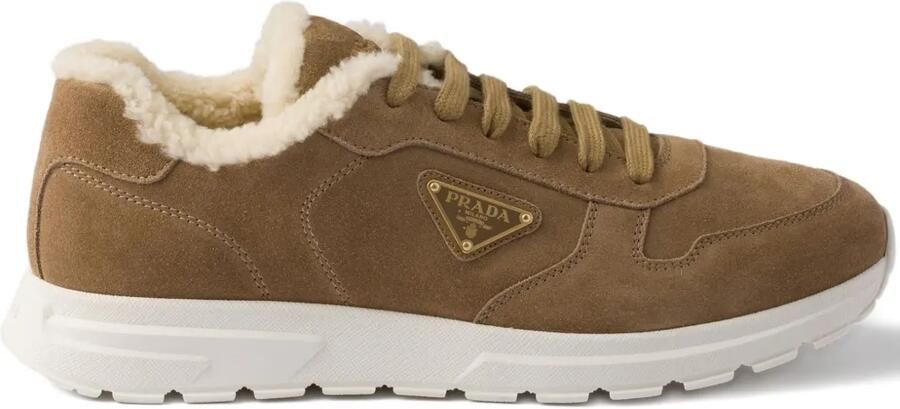 Prada Prax suède sneakers Beige