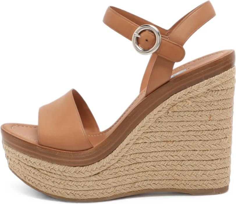 Prada Pre-Owned Sandalen met plateauzool en sleehak Bruin