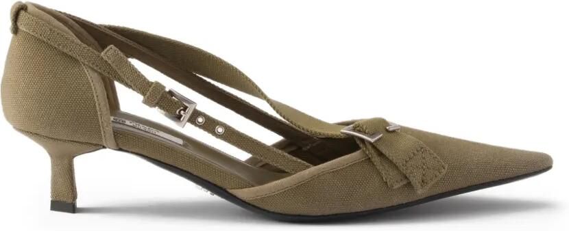 Prada Pumps met gesp Groen