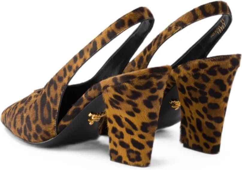 Prada Pumps met luipaardprint Bruin - Foto 4