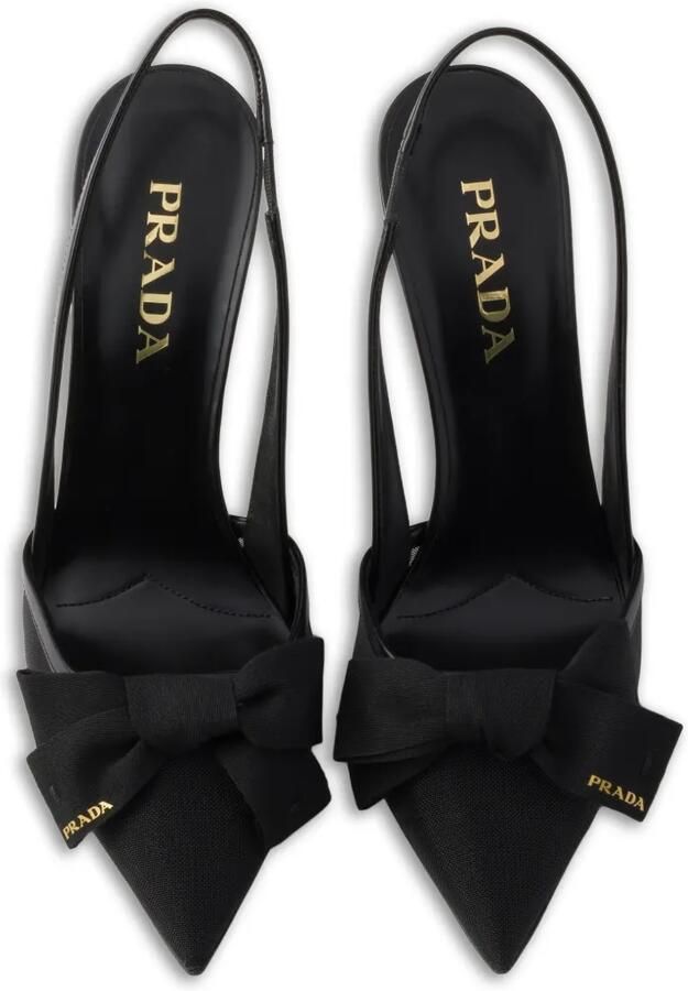 Prada Pumps met mesh hak Zwart - Foto 3