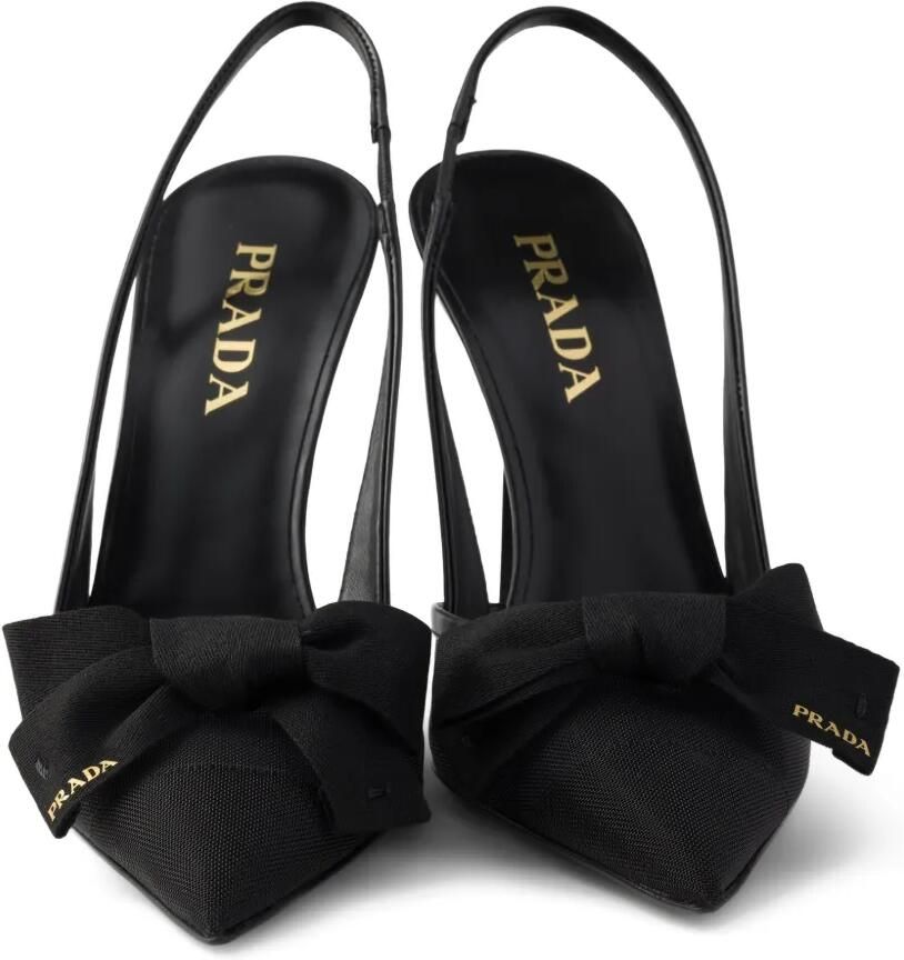 Prada Pumps met mesh hak Zwart - Foto 2