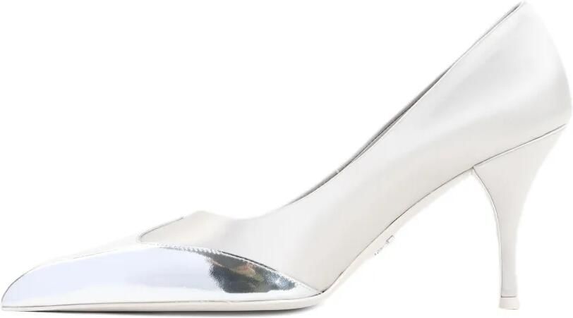 Prada Pumps met metallic neus Zilver - Foto 4