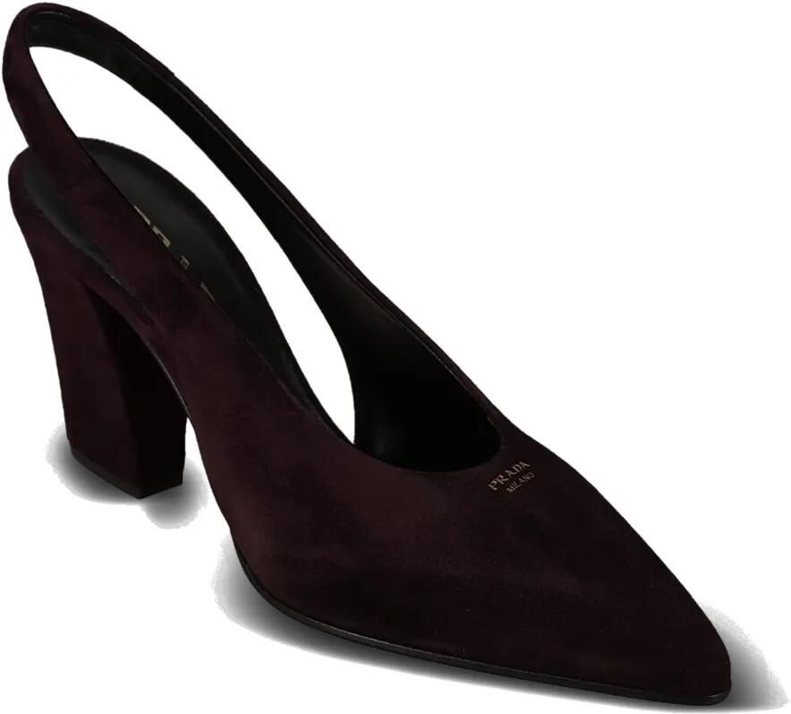 Prada Pumps met puntige neus Rood