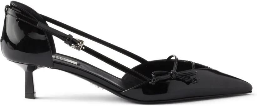 Prada Pumps met strikdetail Zwart
