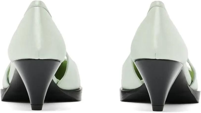 Prada Pumps met uitgesneden details Groen - Foto 3