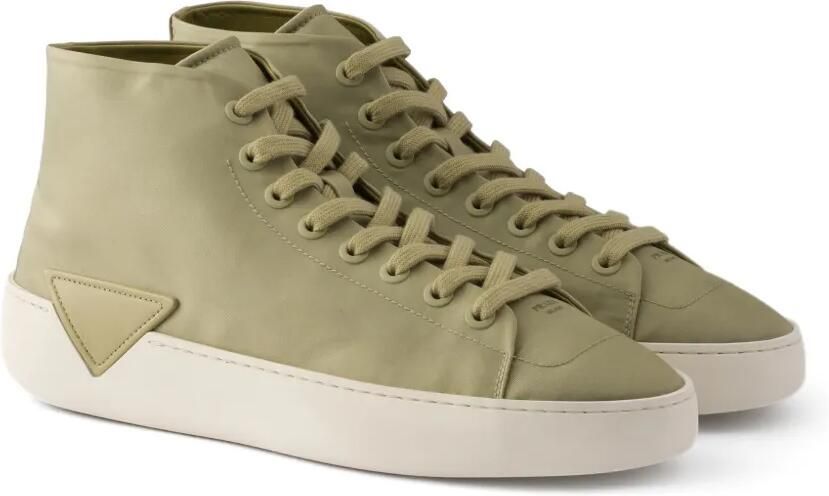 Prada Re-Nylon high-top sneakers Groen - Foto 4