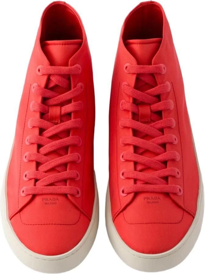 Prada Re-Nylon high-top sneakers Rood - Foto 3