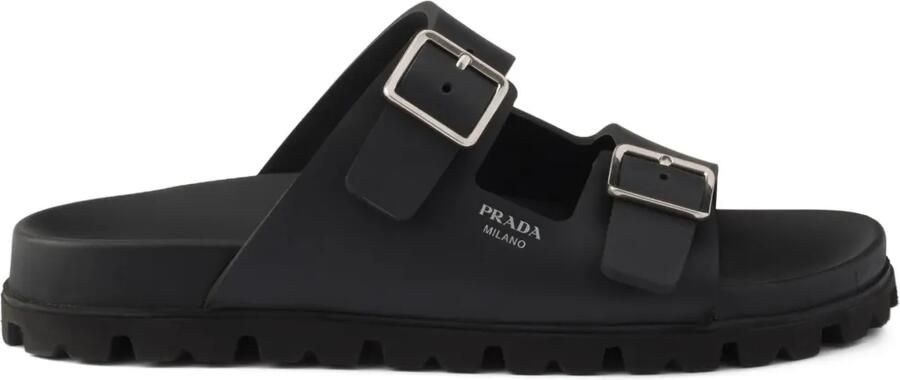 Prada Sandalen met gespsluiting Zwart