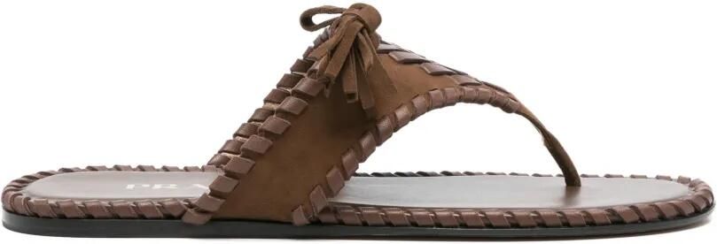 Prada Sandalen met kwastje Bruin