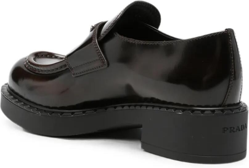 Prada Satijnen loafers Bruin - Foto 2