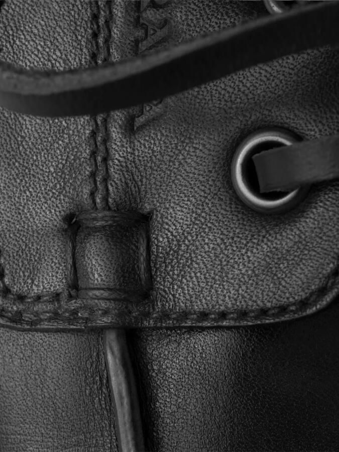 Prada Shuffle leren veterschoenen Zwart - Foto 3