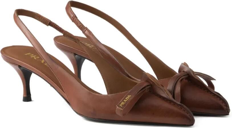 Prada Slingback pumps Bruin - Foto 4