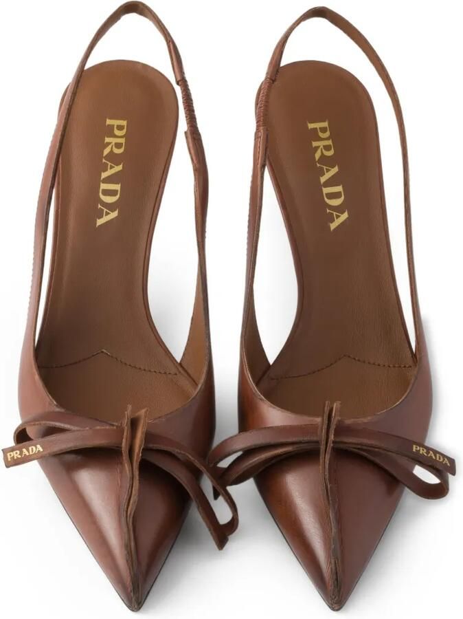 Prada Slingback pumps Bruin - Foto 3