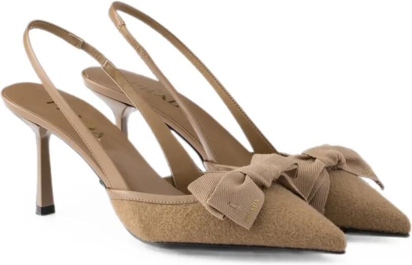 Prada Slingback pumps Bruin - Foto 4