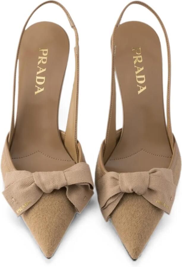 Prada Slingback pumps Bruin - Foto 3