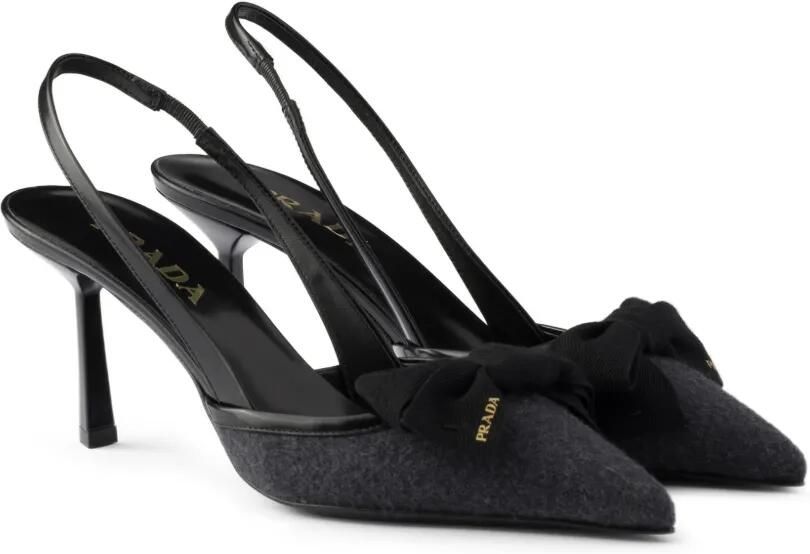 Prada Slingback pumps Grijs - Foto 4