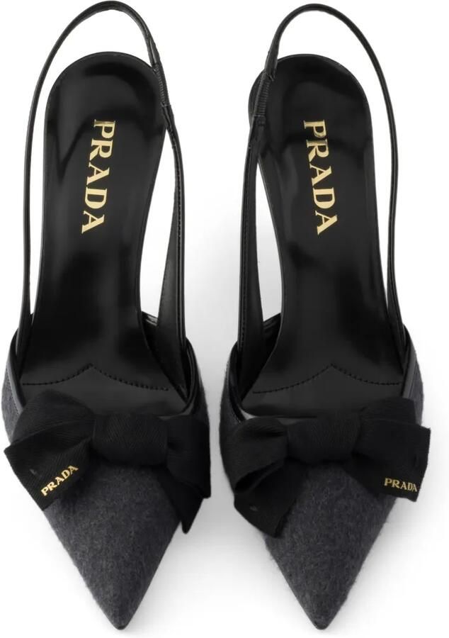 Prada Slingback pumps Grijs - Foto 3