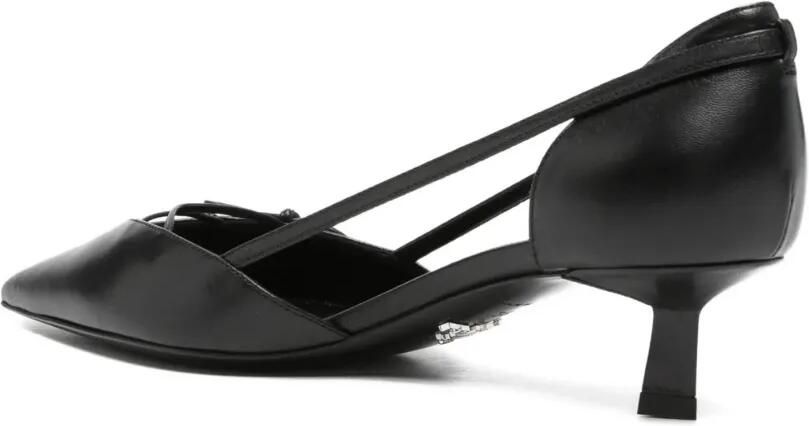 Prada Slingback pumps met strikdetail Zwart - Foto 2
