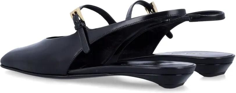 Prada Slingback pumps met vierkante neus Zwart - Foto 3