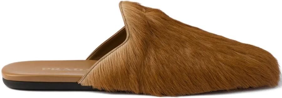 Prada Slip-on muiltjes Bruin