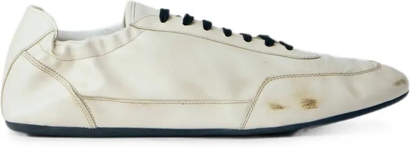 Prada Sneakers met gerafeld effect Beige