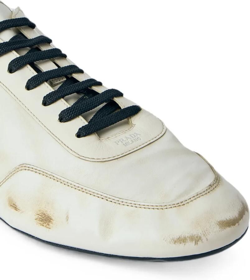 Prada Sneakers met gerafeld effect Beige - Foto 2