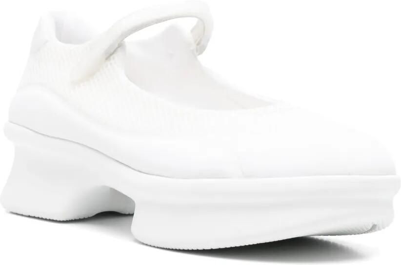 Prada Sneakers met logodetail en ronde neus Wit - Foto 3