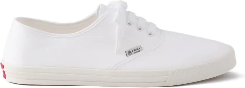 Prada Sneakers met logopatch Wit