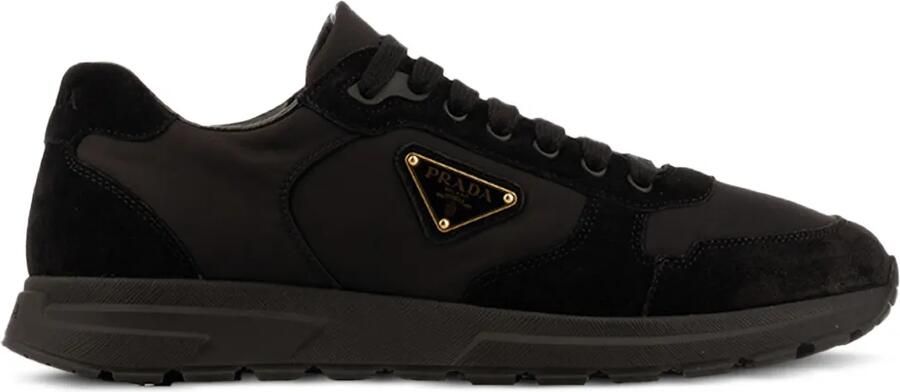 Prada Sneakers met logoplakkaat F0002 NERO