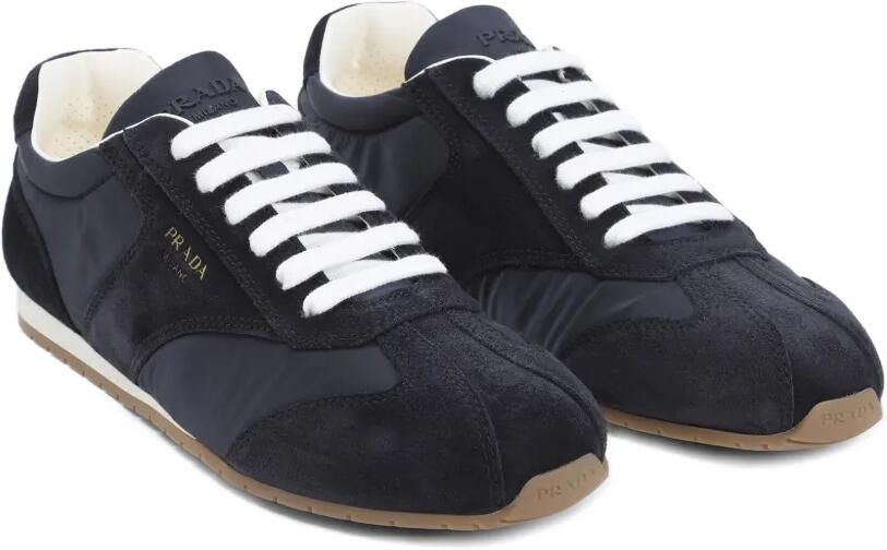 Prada Sneakers met suède vlakken Blauw - Foto 3