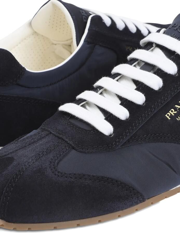 Prada Sneakers met suède vlakken Blauw - Foto 2