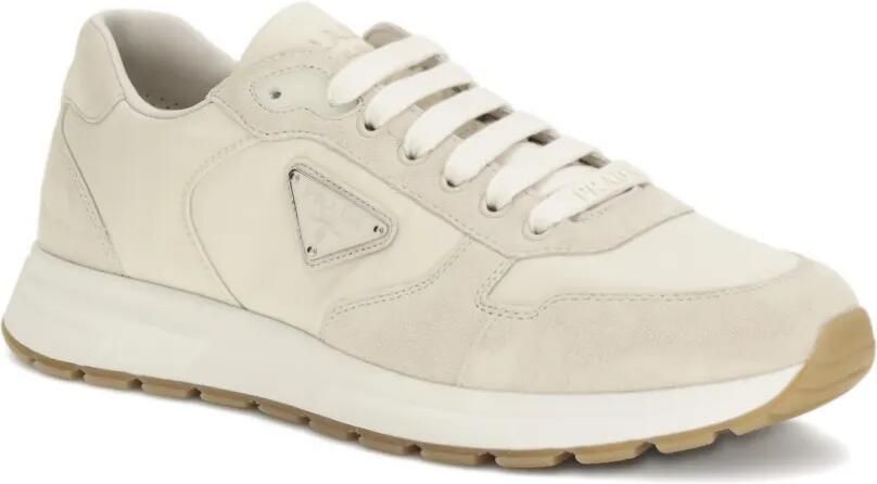 Prada Sneakers met triangel-logo Beige - Foto 3