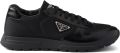 Prada Sneakers met triangel logo Zwart - Zwart