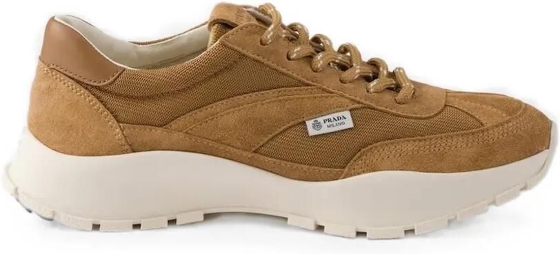 Prada Sneakers met vlakken Bruin