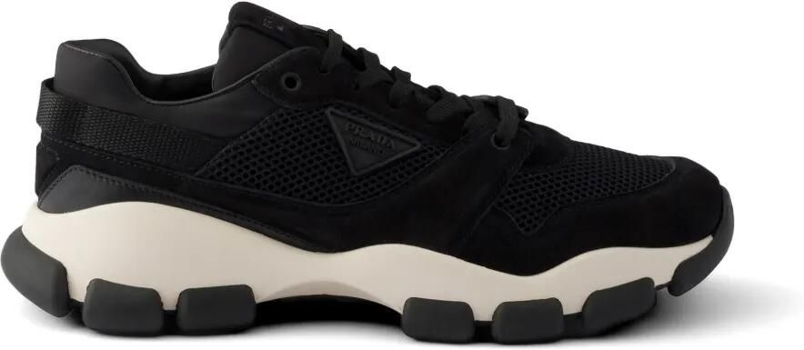 Prada Sneakers met vlakken Zwart
