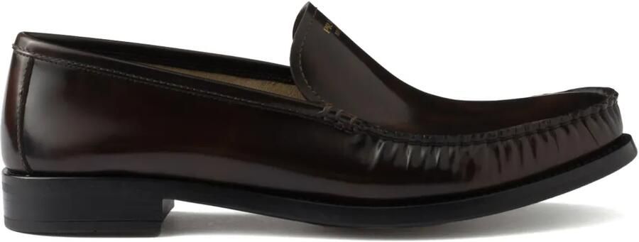Prada Sneakers van geborsteld leer Bruin