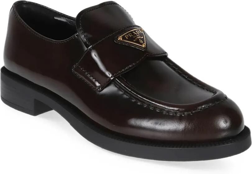 Prada Sneakers van geborsteld leer Bruin - Foto 2
