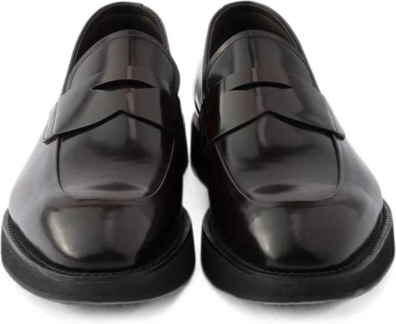Prada Sneakers van geborsteld leer Bruin - Foto 2